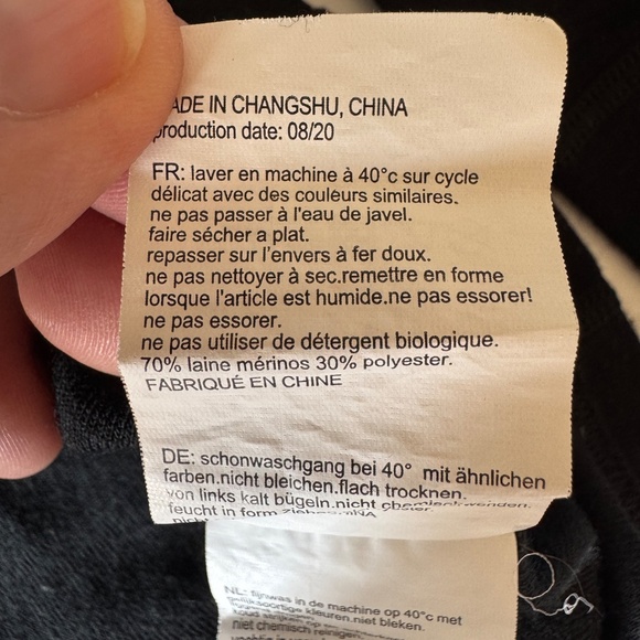 Mountain Warehouse Boys Performance Merino Blend Base Layer T-Shirt Black 13yrs - Picture 7 of 14